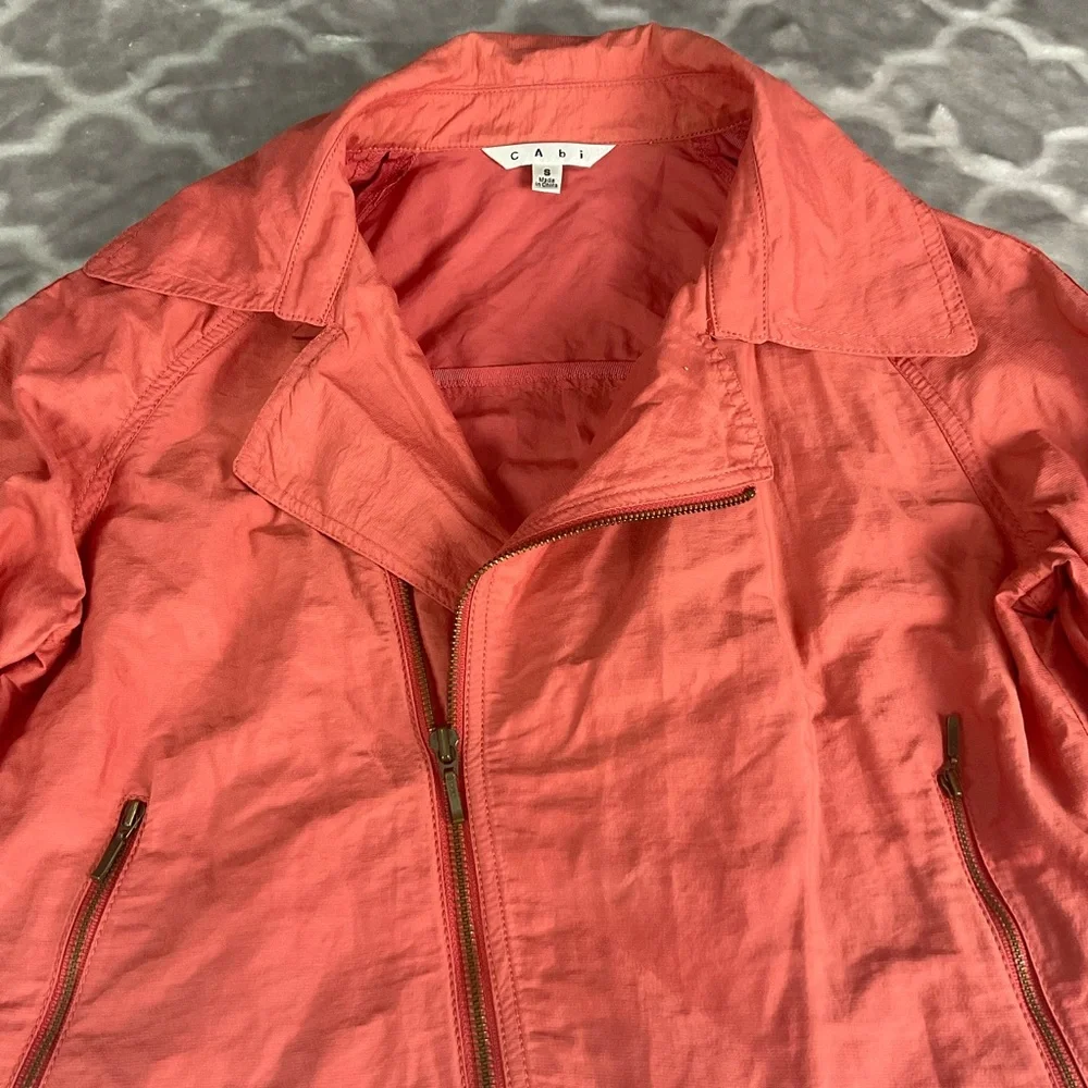 Cabi Cropped Moto Jacket Nylon - Picture 7 of 10